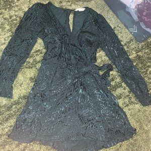 H&M Green Snakeskin Style Romper